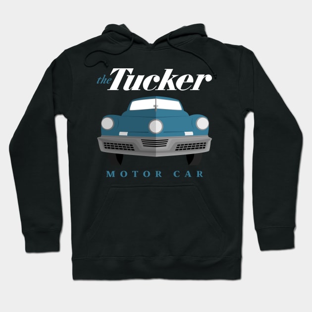 1948 Tucker Car Preston Tucker Waltz Blue Hoodie by carcinojen